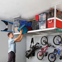 Load image into Gallery viewer, 4′ x 8′ Overhead Garage Storage Rack