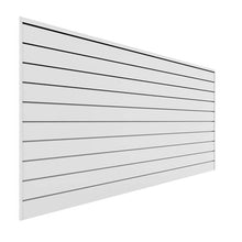 Load image into Gallery viewer, 8 ft. x 4 ft. PVC Slatwall Wall Storage
